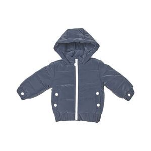Mon Tresor Girls Pocket Puffer Jacket, Blue